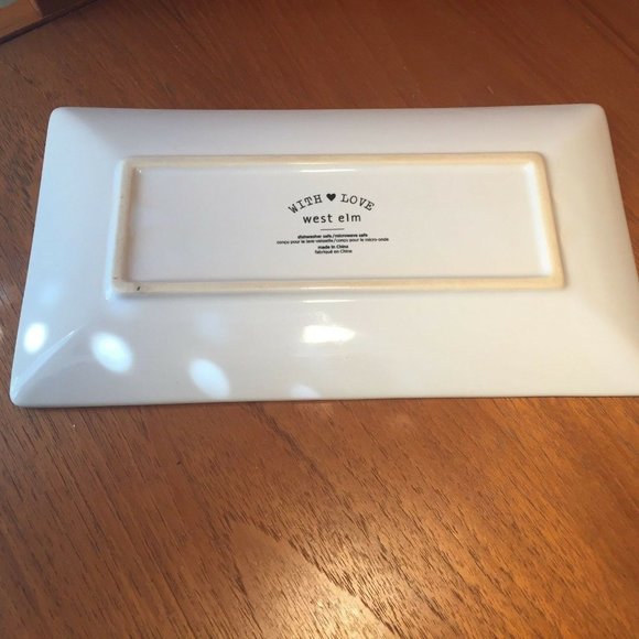 West elm Love Letter Tray Plate Trinket Dish Valentine's Gift - Picture 7 of 7